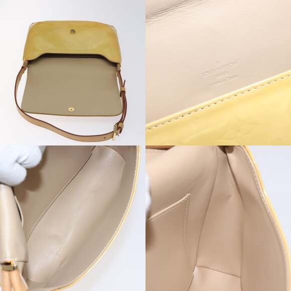 LOUIS VUITTON Monogram Vernis Thompson Street Bag Beige M91301 - Picture 11 of 12